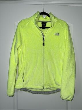 North Face Osito Highlighter Yellow Jacket, large, Great Condition